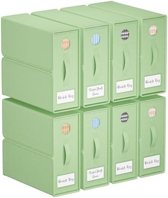 Tổ chức và lưu trữ tấm, 4 gói, kích thước Queen / King (Xám), tổ chức tấm giường, thùng lưu trữ vải cho tấm giường,