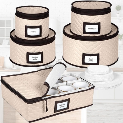 Trung Quốc Chất chứa lưu trữ 5 phần đặt hộp di chuyển cho đồ dùng bữa tối, ly, đĩa, cốc và đĩa