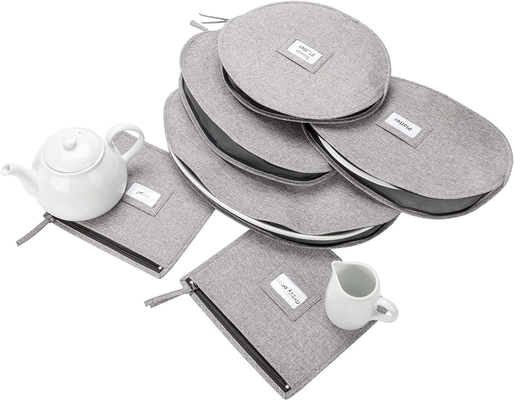 Trung Quốc lưu trữ - bộ 6 trường hợp cho phụ kiện tốt Trung Quốc lưu trữ - giữ thuyền nặng, bát, đĩa nhỏ và lớn
