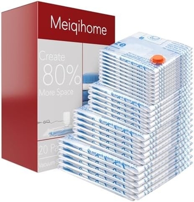 8 gói túi chứa chân không với máy bơm không khí điện,2 jumbo,2 lớn,2 trung bình,2 túi nhỏ
