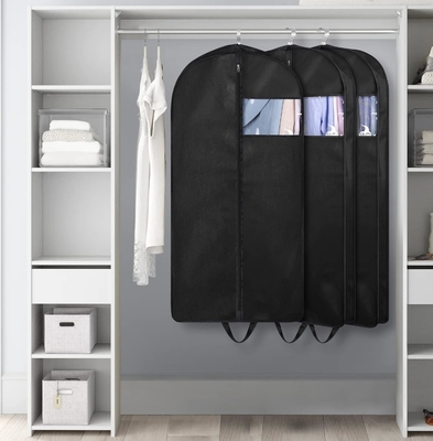 KimBora 43&quot; Suit bags cho phòng tủ lưu trữ và du lịch, GUSSETED treo túi quần áo cho đàn ông suit cover với tay cầm cho