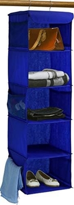Đơn giản đồ gia dụng 5 kệ treo tủ tổ chức, màu xám