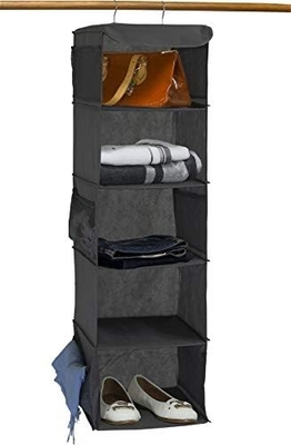 Đơn giản đồ gia dụng 5 kệ treo tủ tổ chức, màu xám