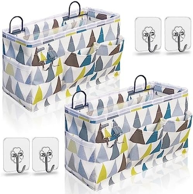 2PCS hanging baskets for organizing, fabric wall storage basket, wall organizer for closet, kitchen, bedroom, office,