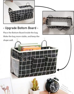2PCS hanging baskets for organizing, fabric wall storage basket, wall organizer for closet, kitchen, bedroom, office,