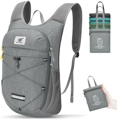 SKYSPER Bộ ba lô đi bộ gấp - 10L Nhỏ nhẹ Daypack Hít thở ba lô du lịch cho nam nữ