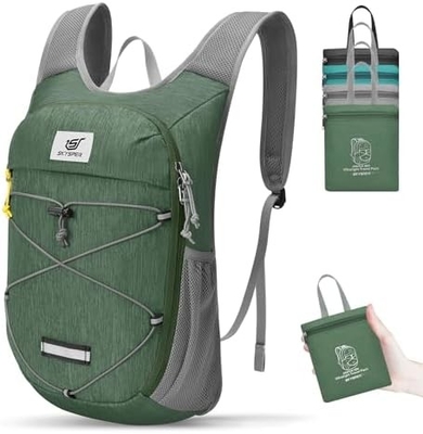 SKYSPER Bộ ba lô đi bộ gấp - 10L Nhỏ nhẹ Daypack Hít thở ba lô du lịch cho nam nữ
