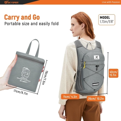 SKYSPER Bộ ba lô đi bộ gấp - 10L Nhỏ nhẹ Daypack Hít thở ba lô du lịch cho nam nữ