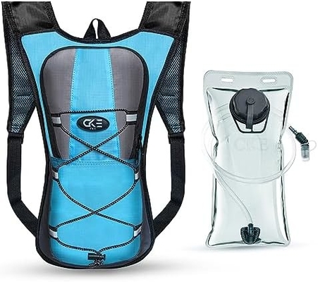Túi lưng ẩm ẩm ẩm Water Backpack với 2L (70-ounce) Hydration Bladder cho nam giới Phụ nữ Trẻ em chạy bộ