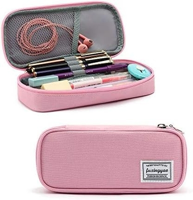 FUXINGYAO PENCIL CASE, MULTI-SLOT PENCIL POCH, THÁC PENCIL ĐEN, PEN CASE cho &amp; văn phòng ((XUỐT)