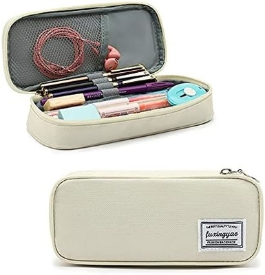 FUXINGYAO PENCIL CASE, MULTI-SLOT PENCIL POCH, THÁC PENCIL ĐEN, PEN CASE cho &amp; văn phòng ((XUỐT)