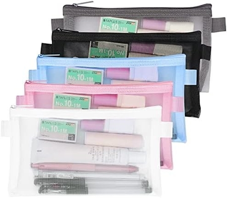 Classycoo bút chì Case 4 Pack Zipper bút chì túi, đa chức năng rõ ràng bút chì túi tổ chức đồ văn phòng túi lưu trữ