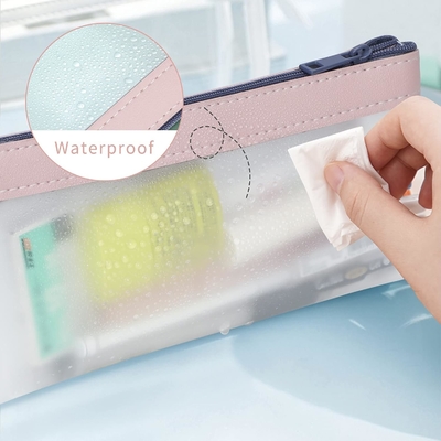 Classycoo bút chì Case 4 Pack Zipper bút chì túi, đa chức năng rõ ràng bút chì túi tổ chức đồ văn phòng túi lưu trữ