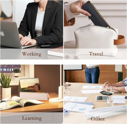 ISuperb 4 Pcs Vỏ bút chì nhỏ PU túi bút chì da chống nước tổ chức túi lưu trữ túi kem mỹ phẩm Zipper pouch cho phụ nữ