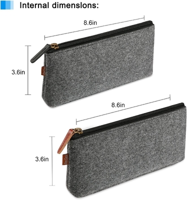 ProCase túi bút chì Case bút chì, sinh viên cảm giác đồ văn phòng túi Zipper túi cho bút chì, bút chì, điểm nhấn, bút Gel, dấu