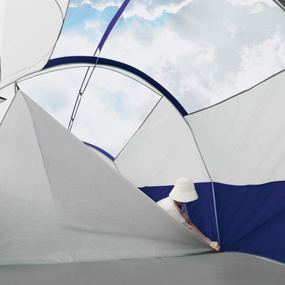 CAMPROS CP Tent 8 người Trại trại Trại gia đình chống thời tiết 5 Cửa sổ lưới lớn, lớp hai, chia