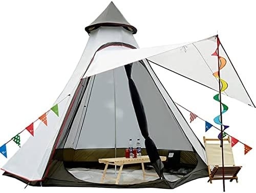 12'x10'x8'Dome Camping Tent 5-6 người 4 mùa hai lớp chống nước chống tia cực tím chống gió