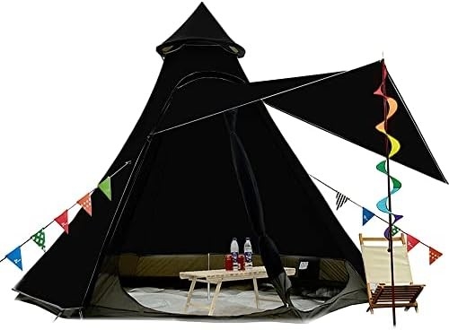 12'x10'x8'Dome Camping Tent 5-6 người 4 mùa hai lớp chống nước chống tia cực tím chống gió