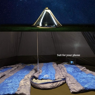 12'x10'x8'Dome Camping Tent 5-6 người 4 mùa hai lớp chống nước chống tia cực tím chống gió