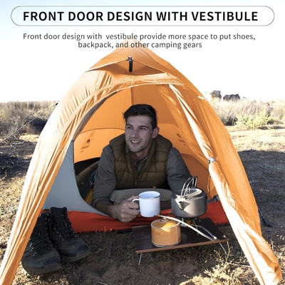 Lều dành cho 1 người Naturehike Cloud-Up Lều đeo ba lô nhẹ dành cho một người, Lều dành cho một người siêu nhẹ chống thấm nước, Do