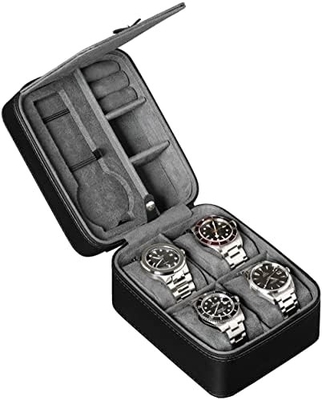 ROTHWELL 5 Watch Travel Case Storage Organizer cho 5 đồng hồ.