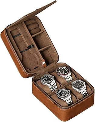 ROTHWELL 5 Watch Travel Case Storage Organizer cho 5 đồng hồ.