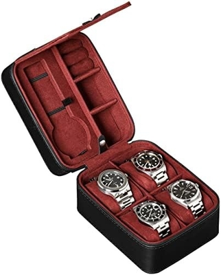 ROTHWELL 5 Watch Travel Case Storage Organizer cho 5 đồng hồ.