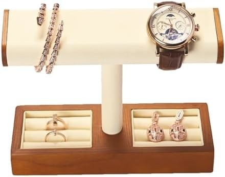 Solid Wood Watch Display Stand T-bar Watch Stand Đứng Đứng Đặt đồ trang sức Đứng Đứng Đứng Đứng Đứng Đứng Đứng Đứng