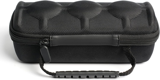 3 watch travel case roll, Hard watch carry case roll display storage holder box with soft foam pillows fit all size