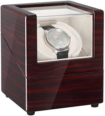 Chiyoda Watch Winder cho đồng hồ tự động đơn Hộp gỗ rắn với động cơ Mabuchi
