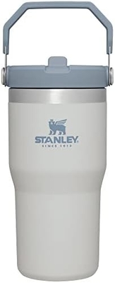 IceFlow thép không gỉ Tumbler với rơm, bình nước cách điện chân không cho nhà, văn phòng hoặc xe hơi, cốc tái sử dụng