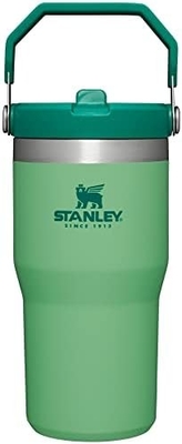 IceFlow thép không gỉ Tumbler với rơm, bình nước cách điện chân không cho nhà, văn phòng hoặc xe hơi, cốc tái sử dụng