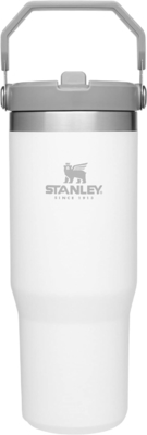 IceFlow thép không gỉ Tumbler với rơm, bình nước cách điện chân không cho nhà, văn phòng hoặc xe hơi, cốc tái sử dụng