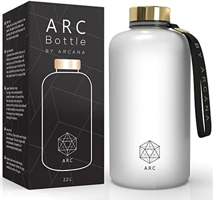 ARCANA Arc chai nước với thời gian đánh dấu - chai nước động lực với thời gian uống - BPA miễn phí nhựa đông lạnh