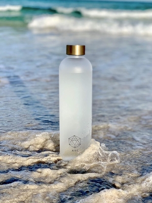 ARCANA Arc chai nước với thời gian đánh dấu - chai nước động lực với thời gian uống - BPA miễn phí nhựa đông lạnh
