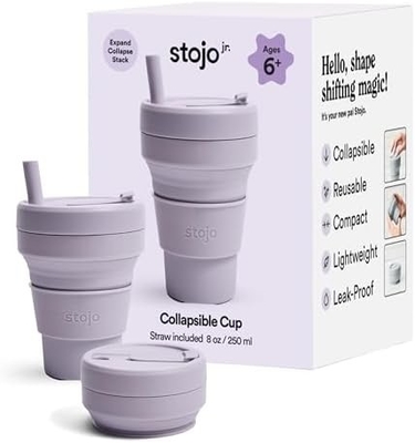 Cốc du lịch gập - Sage Green, 12oz / 355ml - Chất chống rò rỉ dùng nhiều lần để đi Chiếc chai silicone kích thước túi