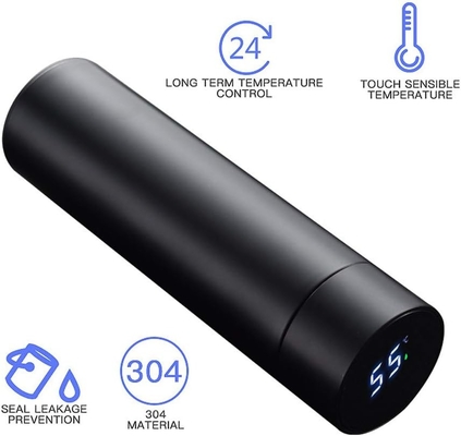 chai nước với màn hình hiển thị nhiệt độ LED,cửa tường hai vòi nước cách nhiệt,băng không gỉ thể thao ô tô