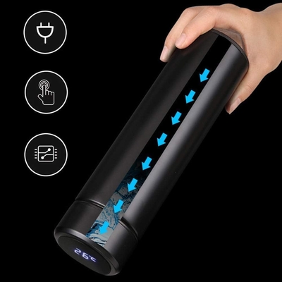 chai nước với màn hình hiển thị nhiệt độ LED,cửa tường hai vòi nước cách nhiệt,băng không gỉ thể thao ô tô
