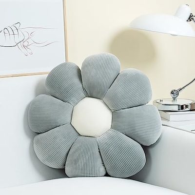 Gối hoa, hoa hình ném gối đồ trang trí Giáng sinh gối sàn hoa, gối ngồi, trang trí phòng dễ thương &amp; Plush