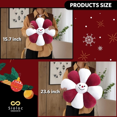 Gối hoa, hoa hình ném gối đồ trang trí Giáng sinh gối sàn hoa, gối ngồi, trang trí phòng dễ thương &amp; Plush