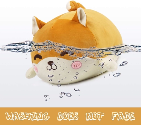 Shiba Inu Gối Plush Đồ thú nhồi đồ chơi Plush dễ thương ẩm ướt Anime Corgi Plushie Fluffy Kawaii Gối ôm mềm