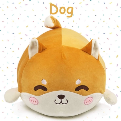 Shiba Inu Gối Plush Đồ thú nhồi đồ chơi Plush dễ thương ẩm ướt Anime Corgi Plushie Fluffy Kawaii Gối ôm mềm
