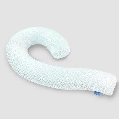 Gối cơ thể cho người lớn - gối giường dài mềm chèn để ngủ - bọt nhớ xé & nắp giặt có thể tháo ra