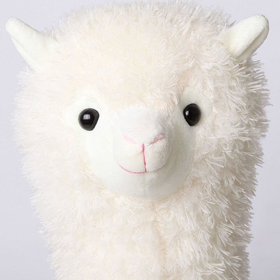 đồ chơi len alpaca, thú nhồi bông alpaca lớn 18 inch búp bê lông hoa ném gối, đệm mềm mềm Super Giáng sinh Valentine '
