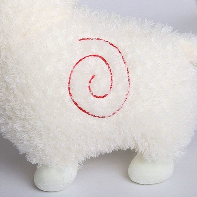 đồ chơi len alpaca, thú nhồi bông alpaca lớn 18 inch búp bê lông hoa ném gối, đệm mềm mềm Super Giáng sinh Valentine '