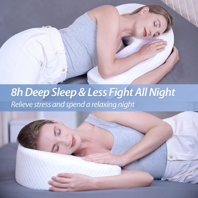 Gối cho người ngủ bên gối cơ thể cho người lớn gối bọt nhớ với U hình dạng hỗ trợ đường viền giảm đau với