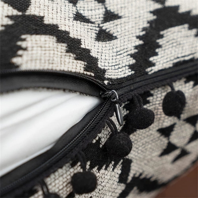 Mái gối Maroc Hair Ball Side Pillow Mỹ gốc Tassel Side Pillowcase Cushion Office Cushion Cover