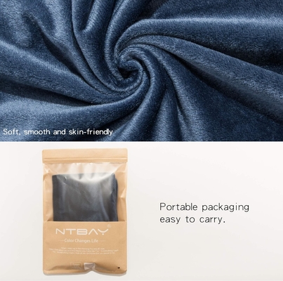 NTBAY 2 Pack Zippered Velvet King Cushioncase, siêu mềm và ấm cúng Luxury Fuzzy Flannel Cushioncase với Zipper, 20x36