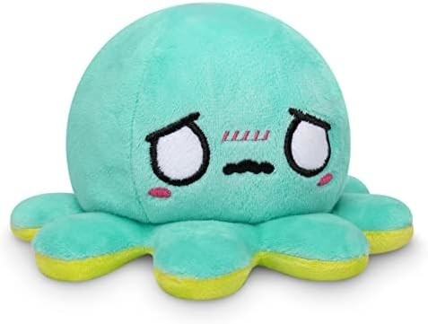TeeTurtle - Con bạch tuộc có thể đảo ngược nguyên bản - Yêu + Ghét - Thú nhồi bông thần kinh dễ thương thể hiện khả năng của bạn