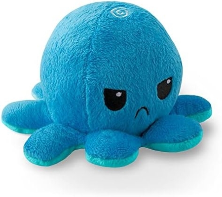 TeeTurtle - Con bạch tuộc có thể đảo ngược nguyên bản - Yêu + Ghét - Thú nhồi bông thần kinh dễ thương thể hiện khả năng của bạn